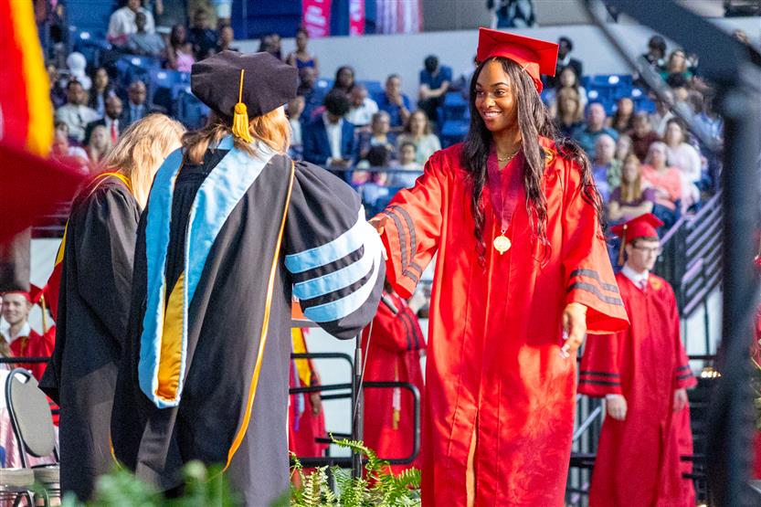 Students celebrate graduating